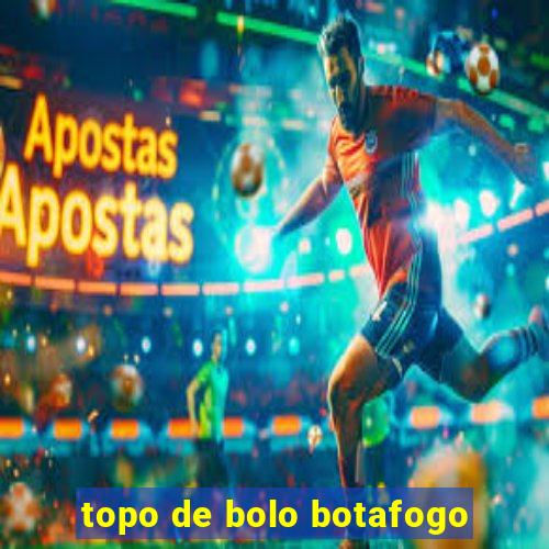 topo de bolo botafogo